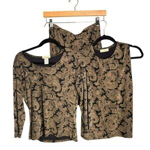 VTG Susan Lawrence Women's Medium 3-Piece Skirt Set